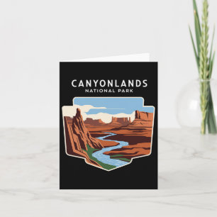 Canyonlands National Park Utah Souvenir Hiking Vac Card