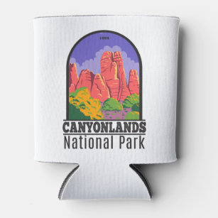 Canyonlands National Park Utah Vintage Can Cooler