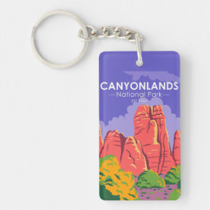 Canyonlands National Park Utah Vintage Key Ring