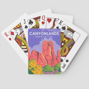Canyonlands National Park Utah Vintage Playing Cards