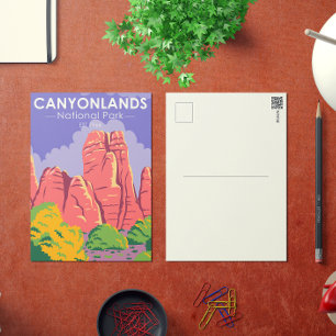  Canyonlands National Park Utah Vintage Postcard