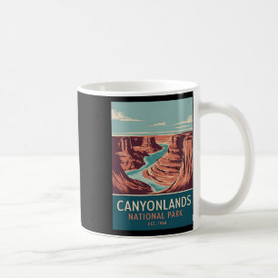 Canyonlands National Park Vintage Camping Hiking M Coffee Mug