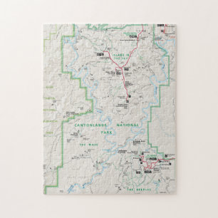 Canyonlands (Utah) map puzzle