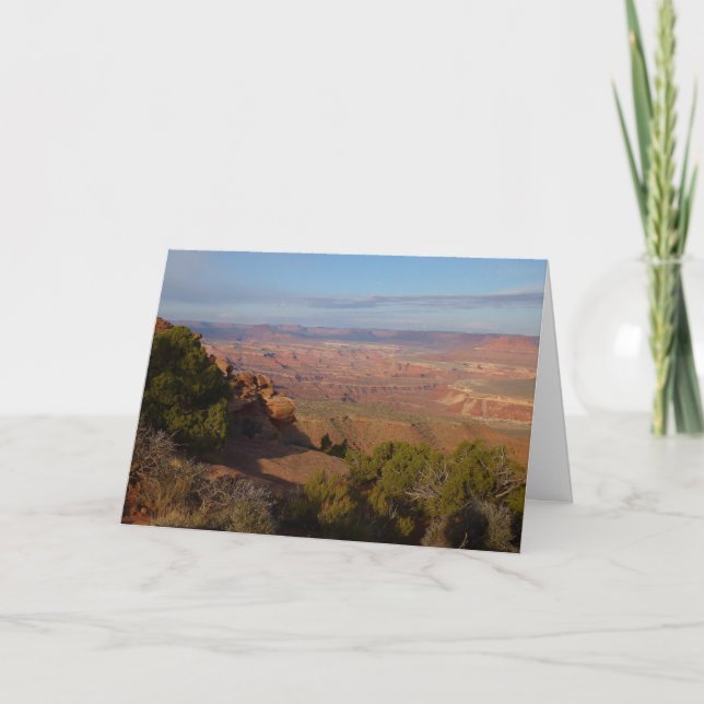 Canyonlands View from Grand View Point Trail Card (Front)
