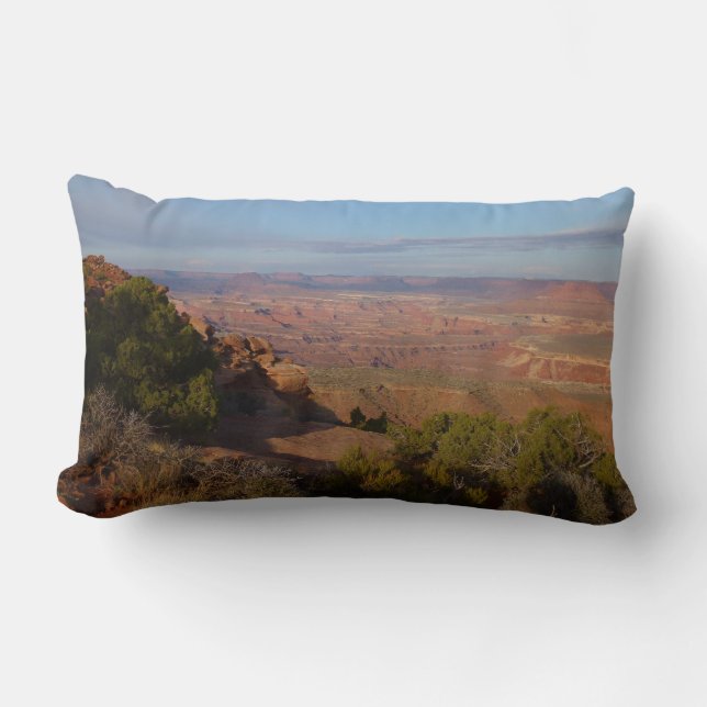Canyonlands View from Grand View Point Trail Lumbar Cushion (Front)