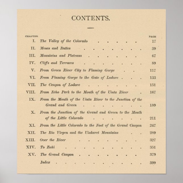 Canyons of the Colorado Poster (Front)