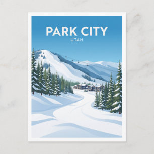 Canyons Village at Park City Mountain Utah Travel Postcard