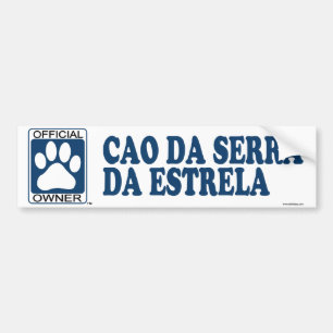 Cao Da Serra Da Estrela Blue Bumper Sticker