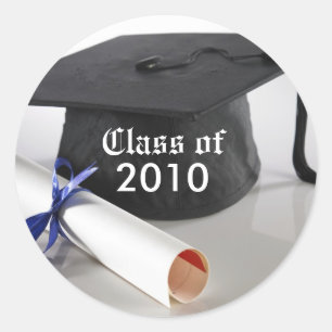 Cap and Tassel Custom Graduation Invitation Seal