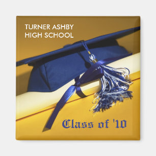 Cap and Tassel Custom Graduation Keepsake Magnet_2 Magnet