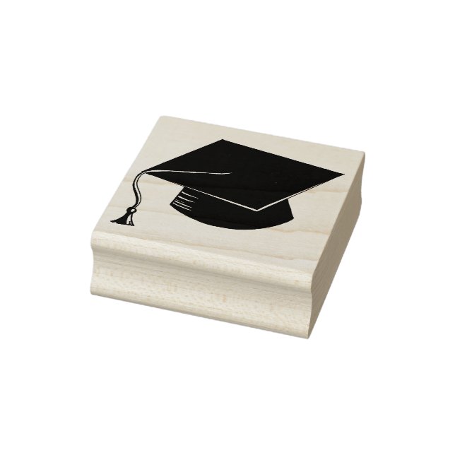 Cap and tassel graduation  rubber stamp (Stamp)
