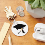 Cap Diploma Class of 2027 Photo Graduation Key Ring<br><div class="desc">* Congrats to the graduate of the Class of 2027! * Keychains have several shape and style options. * Nice gift for grad, stocking stuffer or small token of congrats. * Show your school colors! * Add student photo(s) to the back of the double sided key ring. * Choose font...</div>