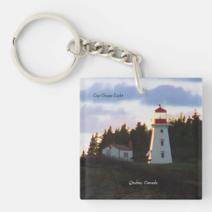 Cap Gaspe Light acrylic key chain