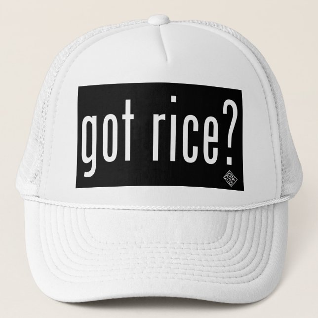 CAP HAT - got rice? (Front)