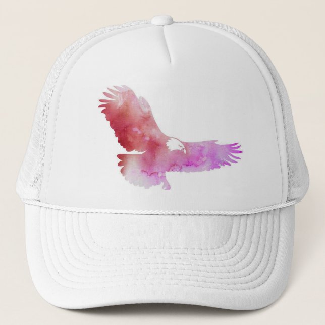 cap to trucker, white cap, (Front)