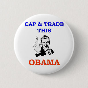 CAP & TRADE 6 CM ROUND BADGE