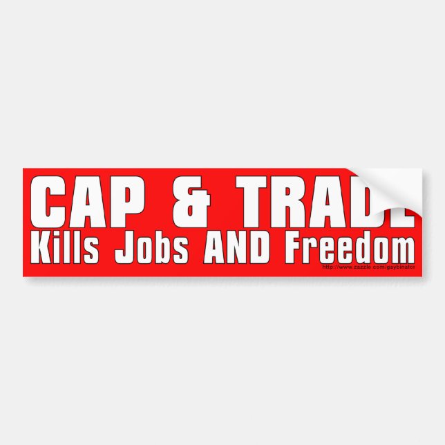 Cap & Trade-bumper Bumper Sticker (Front)