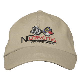Cap, unstructured, adjustable embroidered hat