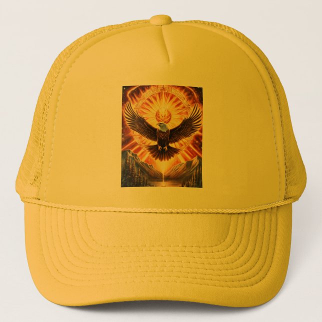 cap with golden eagle (Front)