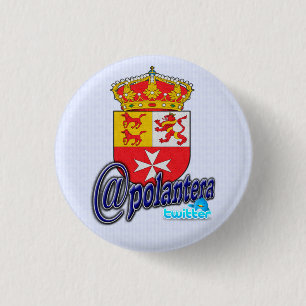 Cap with impervious 3 cm round badge