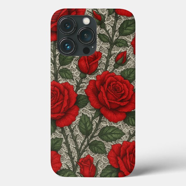 capa para celular Rosas Vermelhas artes Case-Mate iPhone Case (Back)