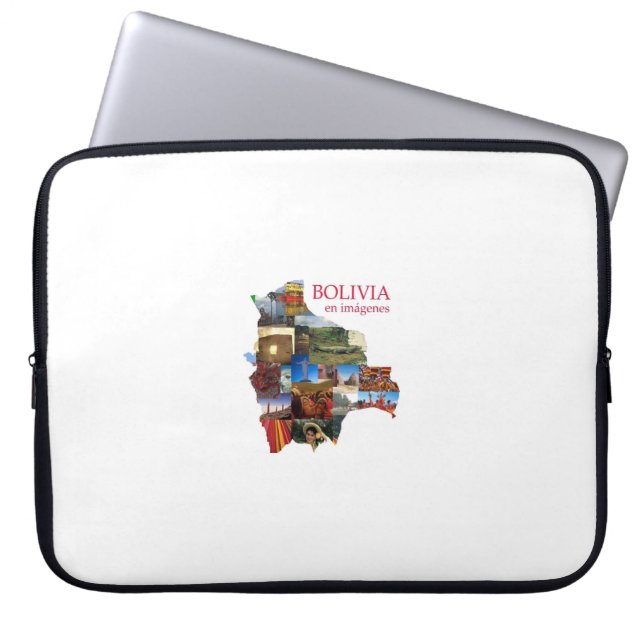 Capa para laptop Bolivia en imagenes Laptop Sleeve (Front)