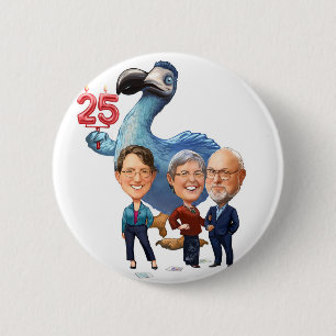 Capclave 25th Anniversary Button