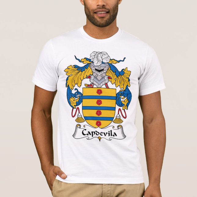 Capdevila Family Crest T-Shirt (Front)