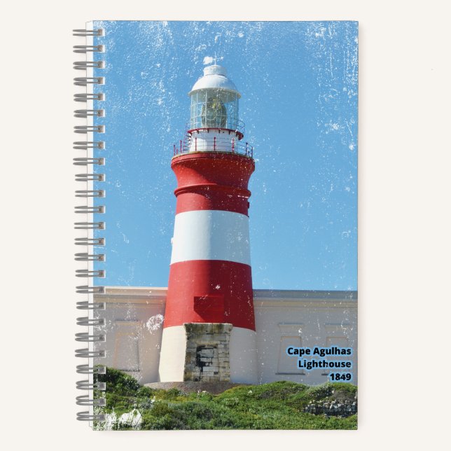 Cape Agulhas Lighthouse 1849 Notebook (Front)