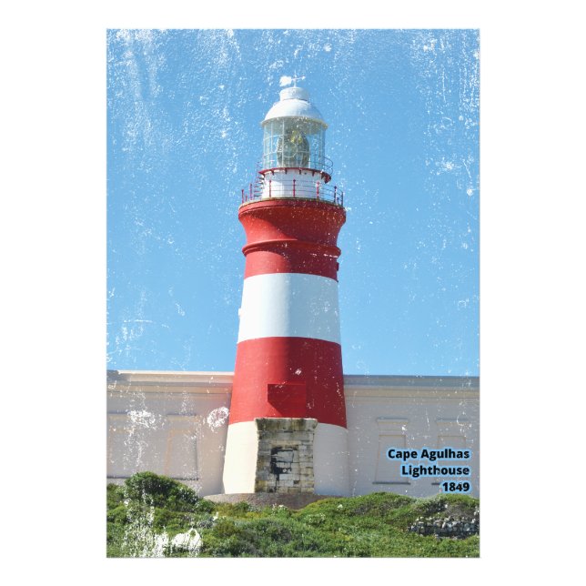 Cape Agulhas Lighthouse 1849 Photo Print (Front)