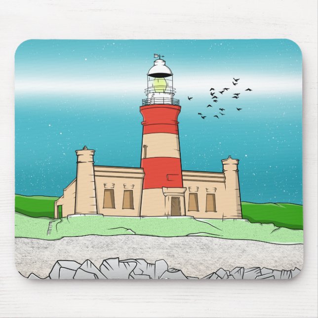Cape Agulhas Lighthouse Mouse Pad (Front)