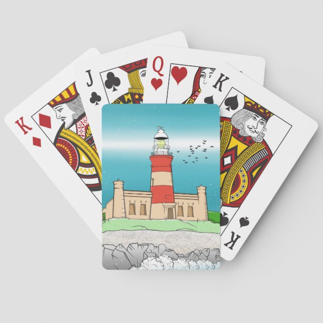 Cape Agulhas Lighthouse Playing Cards (Back)