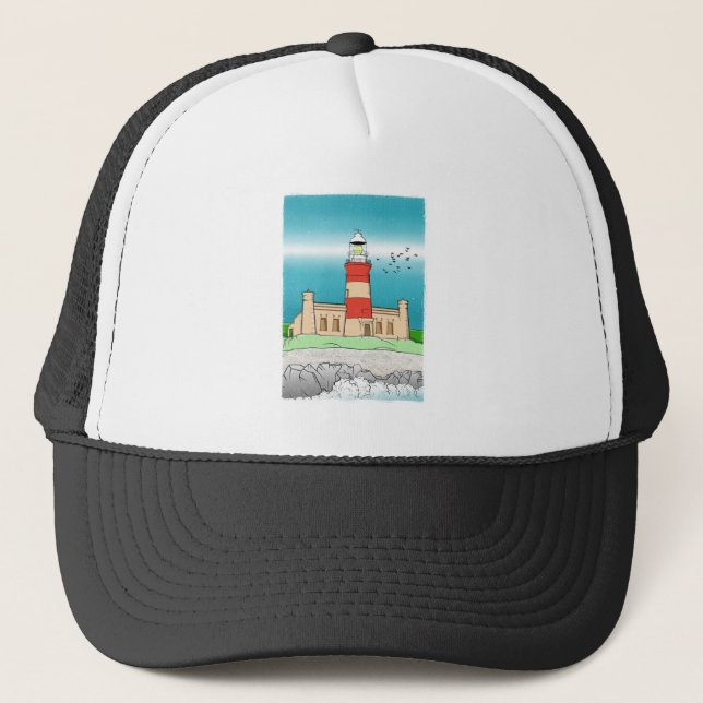 Cape Agulhas Lighthouse SHIRT AMAZON Trucker Hat (Front)