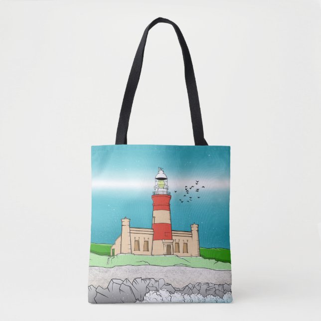 Cape Agulhas Lighthouse Tote Bag (Front)