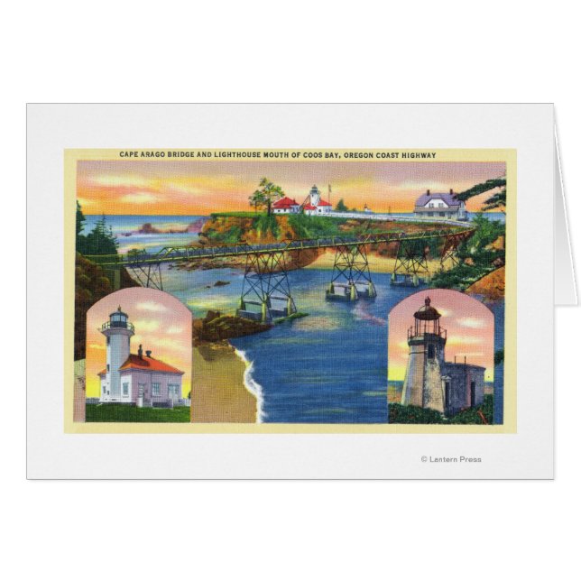 Cape Arago Bridge and Lighthouse Mouth (Front Horizontal)