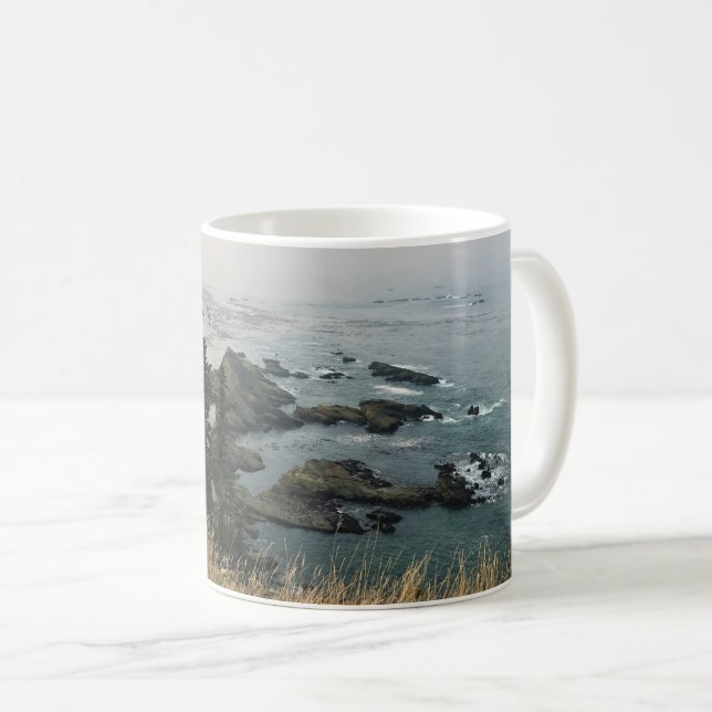Cape Arago State Park, Oregon Coast Coffee Mug (Front Right)