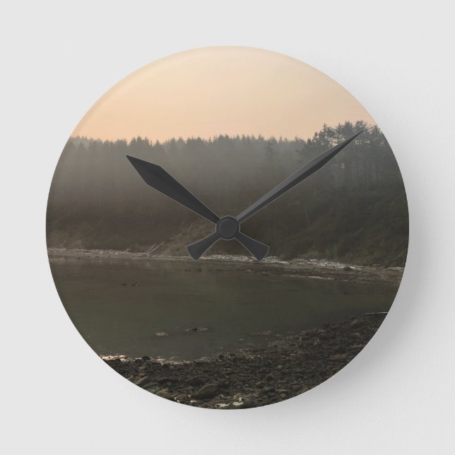 Cape Arago State Park, Oregon Coast Round Clock (Front)