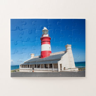 Cape Augalhas Lighthouse Jigsaw Puzzle
