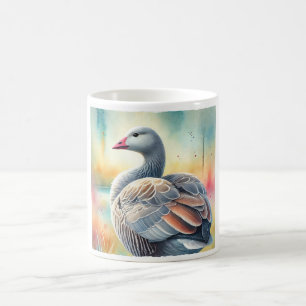 Cape Barren Goose 030924AREF141 - Watercolor Coffee Mug
