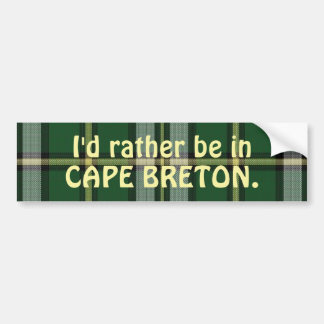 Cape Breton bumper sticker