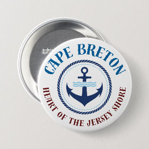 Cape Breton Heart of the Jersey Shore Button