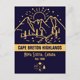 Cape Breton Highlands National Park Canada Postcard