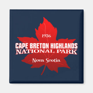 Cape Breton Highlands NP (maple leaf) Magnet