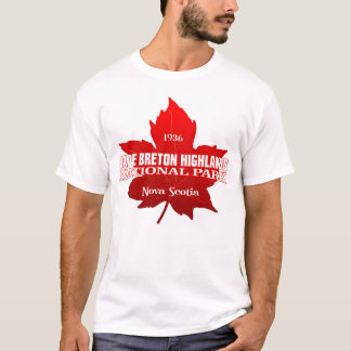 Cape Breton Highlands NP (maple leaf) T-Shirt