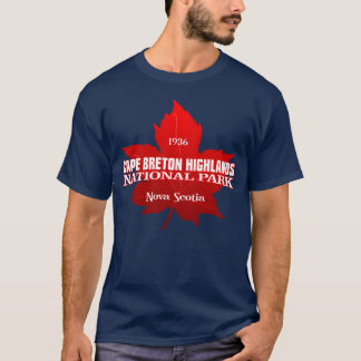 Cape Breton Highlands NP (maple leaf) T-Shirt