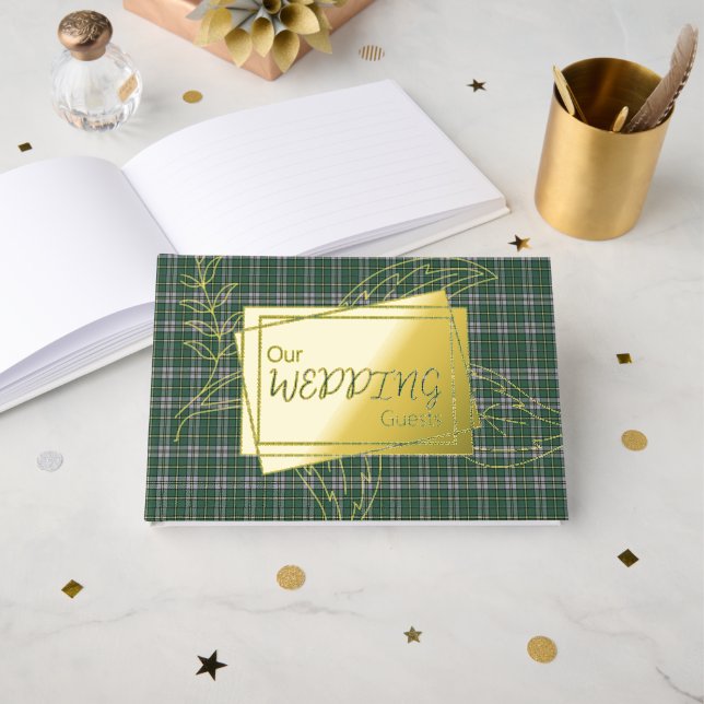 Cape Breton Island Provincial Tartan Guest Book (Front Open)