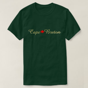 Cape Breton Nova Scotia Halifax Customise Canada T-Shirt
