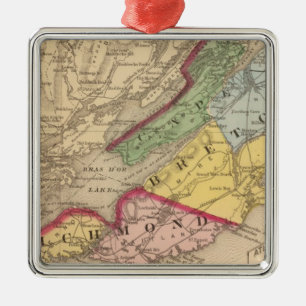 Cape Breton, Richmond counties, NS Metal Ornament