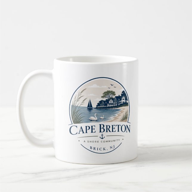 Cape Breton Swan & Shore Mug (Left)