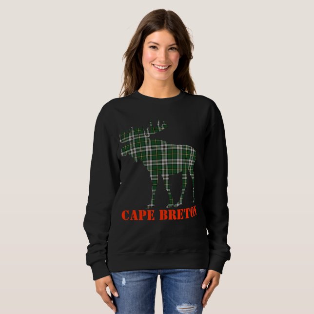 Cape Breton Tartan plaid moose customisable shirt (Front Full)